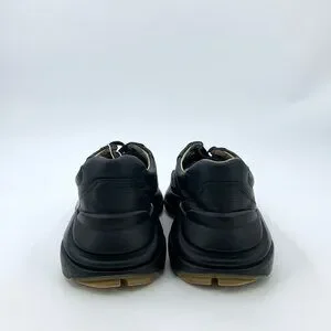 Gucci | Shoes | H9372 Gucci Size 4 Black Logo Laceup Shoes  display picture 3